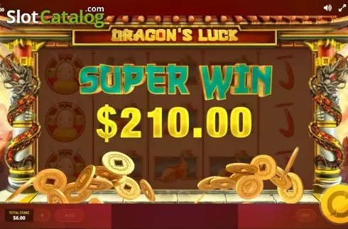 Скрин5. Dragon's Luck (Red Tiger) слот