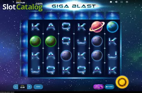Скрин2. Giga Blast слот