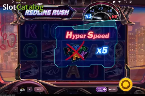 Скрин2. Redline Rush (Red Tiger) слот