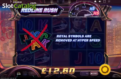 Скрин5. Redline Rush (Red Tiger) слот