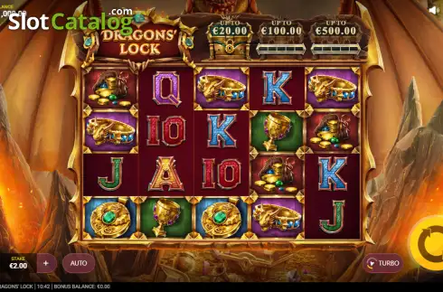 Скрин2. Dragons’ Lock слот