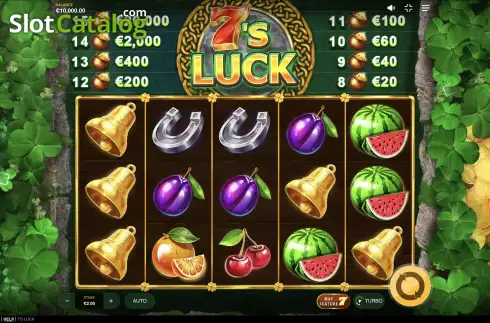 Скрин2. 7’s Luck слот