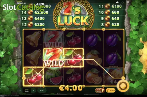 Скрин3. 7’s Luck слот