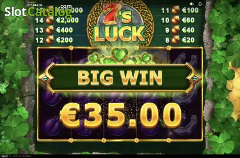 Скрин7. 7’s Luck слот