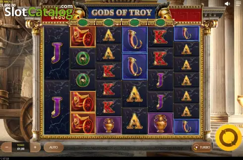 Скрин2. Gods of Troy Megaways слот