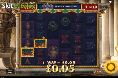 Скрин3. Gods of Troy Megaways слот