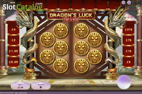 Скрин2. Dragon's Luck Tap-A-Roo слот