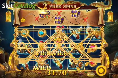 Скрин3. Pirates’ Plenty Treasures of the Seas слот