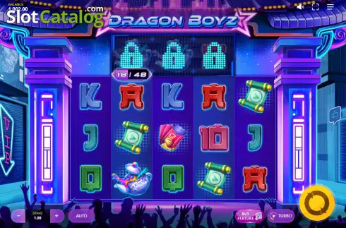 Скрин2. Dragon Boyz слот