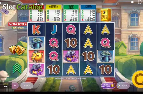 Скрин2. Monopoly Rent Rush слот