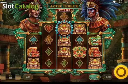 Скрин2. Aztec Tribute слот