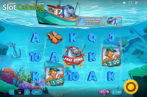 Скрин2. Shark Boss слот