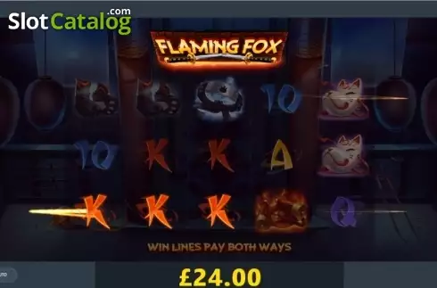 Скрин4. Flaming Fox слот