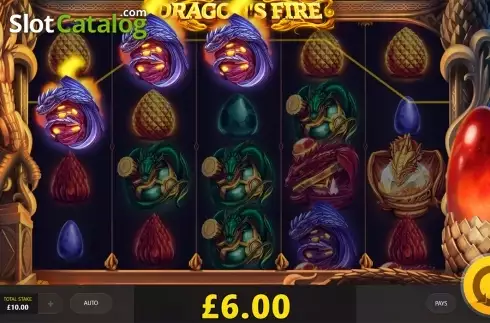 Скрин4. Dragon's Fire слот