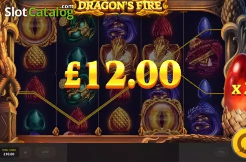 Скрин5. Dragon's Fire слот