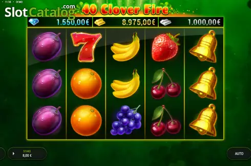 Скрин2. 40 Clover Fire слот