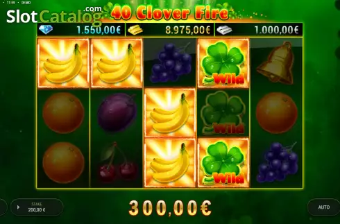 Скрин3. 40 Clover Fire слот