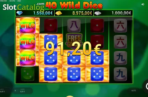 Скрин6. 40 Wild Dice слот