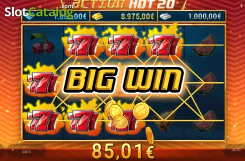Скрин5. Action Hot 20 слот