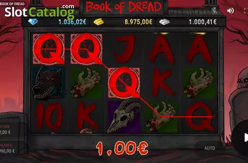 Скрин3. Book of Dread слот