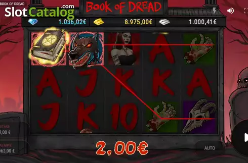 Скрин4. Book of Dread слот