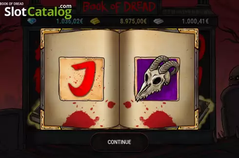 Скрин5. Book of Dread слот