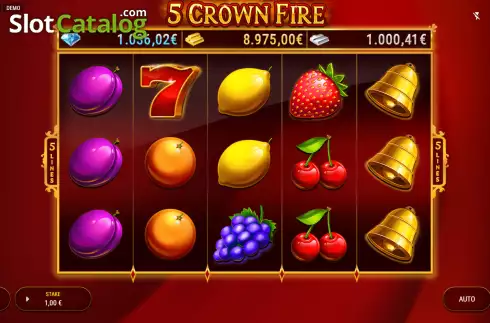 Скрин2. 5 Crown Fire слот