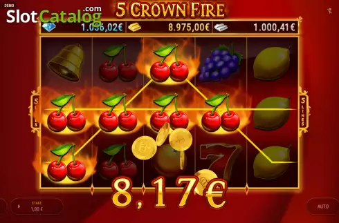 Скрин3. 5 Crown Fire слот