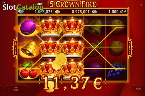 Скрин4. 5 Crown Fire слот