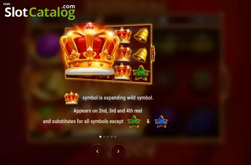 Скрин5. 5 Crown Fire слот