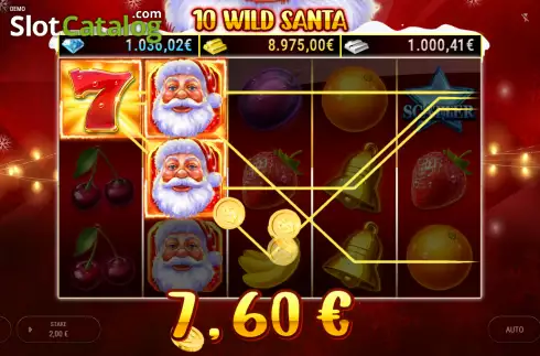 Скрин3. 10 Wild Santa слот