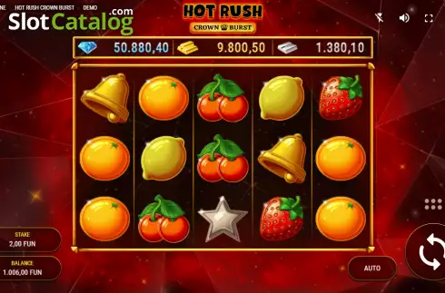 Скрин2. Hot Rush слот