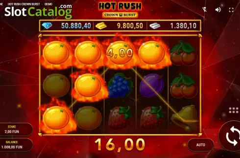 Скрин3. Hot Rush слот