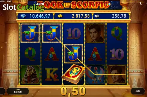 Скрин3. Book of Scorpio слот