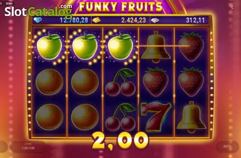 Скрин3. Funky Fruits (Redstone) слот