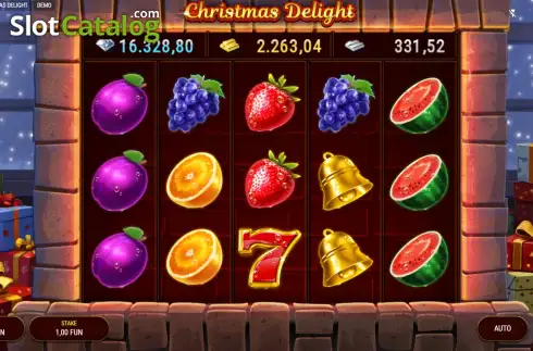 Скрин2. Christmas Delight слот
