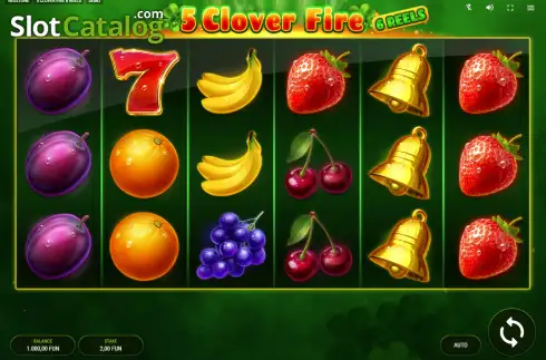 Скрин2. 5 Clover Fire 6 Reels слот