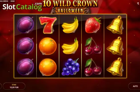 Скрин2. 10 Wild Crown Halloween слот