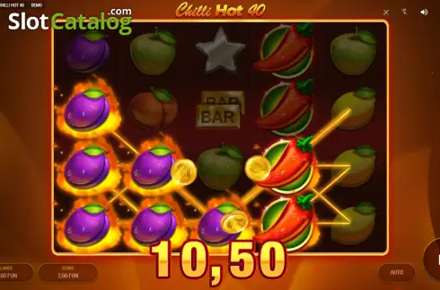 Скрин3. Chilli Hot 40 слот