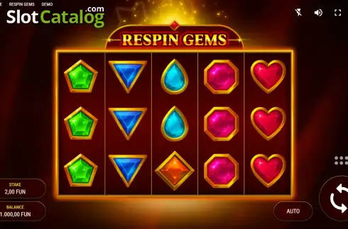 Скрин2. Respin Gems слот
