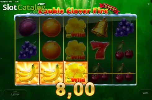 Скрин3. Double Clover Fire Christmas слот