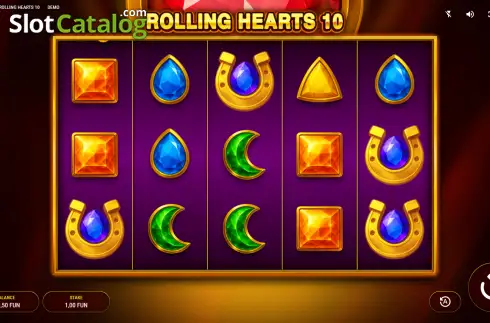 Скрин2. Rolling Hearts 10 слот