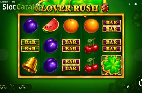 Скрин2. Clover Rush 5 слот