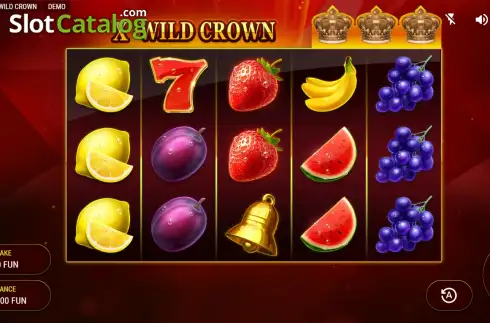 Скрин2. X Wild Crown слот