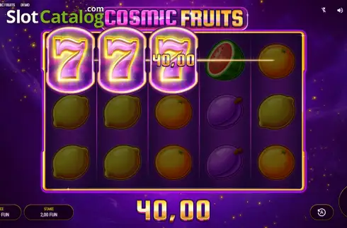 Скрин3. Cosmic Fruits слот