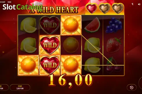 Скрин3. X Wild Heart слот