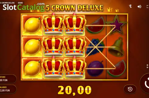 Скрин3. 5 Crown Deluxe слот