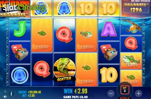 Скрин4. Big Bass Bonanza Megaways слот