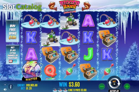 Скрин4. Bigger Bass Blizzard - Christmas Catch слот