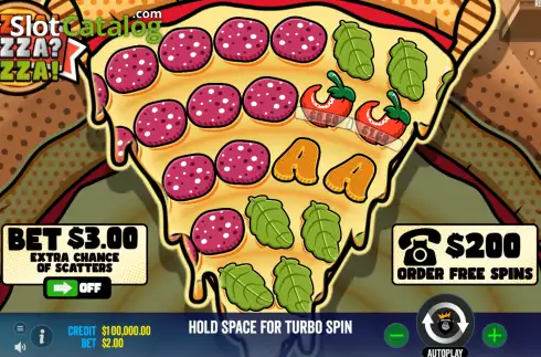Скрин3. Pizza! Pizza? Pizza! слот